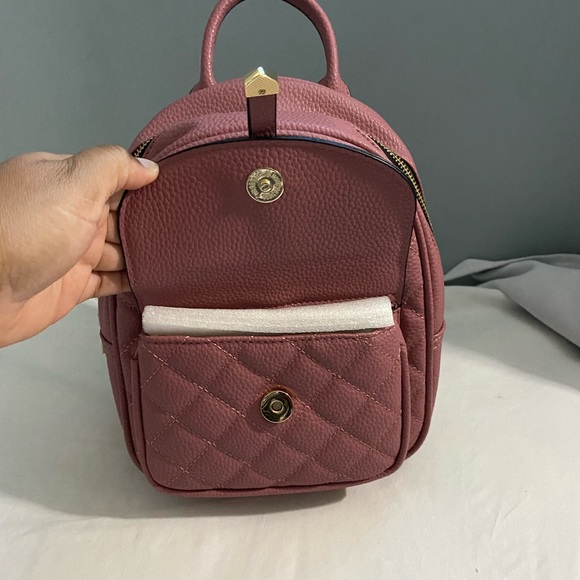 Mauve small backpack - Picture 8 of 8